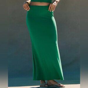 Free Free-est People Good Feels Green Maxi Skirt